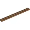 Lego® 1x12 plaques 60479 - 10 pièces Nougat moyen