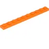 Lego® 1x10 plaques 4477 - 100 pièces orange