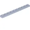 Lego® 1x10 panneaux 4477 - 10 pièces gris clair