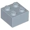 Lego® brique 2x2 3003 - 10 pièces bleu sable
