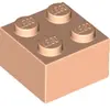 Lego® 2x2 brique 3003 - 10 pièces Nougat clair