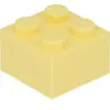 Lego® brique 2x2 3003 - 10 pièces jaune clair