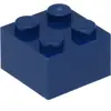Lego® brique 2x2 3003 - 10 pièces bleu foncé