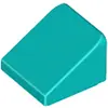 Lego® 1x1 brique inclinée 30° x 1 x 1 x 2/3 54200 - 10 pièces turquois...
