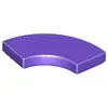 Lego® 2x2 carreaux coin rond 27925 - 1 pièce violet foncé