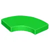 Lego® 2x2 carreaux coin rond 27925 - 10 pièces vert clair
