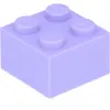 Lego® 2x2 brique 3003 - 1 pièce lavande