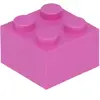 Lego® 2x2 brique 3003 - 1 pièce rose foncé