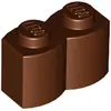 1x2 Pallisade - 1 pièce rouge-brun