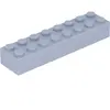 Lego® 2x8 brique 3007 - 1 pièce gris bleuté clair