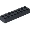 Lego® 2x8 brique 3007 - 10 pièces noir