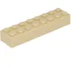 Lego® 2x8 brique 3007 - 1 pièce beige