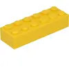 Lego® 2x6 brique 2456 - 250 pièces jaune