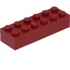 Lego® 2x6 brique 2456 - 1 pièce rouge foncé