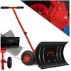 MASKO® Pelle à neige sur roues réglable en hauteur - 5 positions de ré...