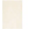 Tapis à poils longs moelleux uni crème 120x170 cm
