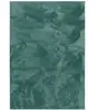 Tapis à poils longs moelleux uni vert menthe 140x200 cm