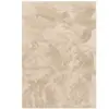 Tapis à poils longs moelleux uni beige 140x200 cm