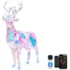 Beliani - Décoration de Noël à led Contrôlable par Application Renne M...