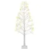 Arbre décoratif LED d'extérieur 180 cm blanc BALINI