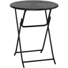 Table de jardin Outsunny, Table ronde pliante, Ø60 cm Table d'appoint ...