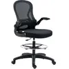 Vinsetto Fauteuil de dessin, fauteuil de bureau réglable en hauteur, a...