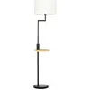 Lampadaire HOMCOM avec tablette, lampe sur pied de 40 W avec port USB