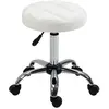 HOMCOM Tabouret pivotant, Tabouret de salon, réglable en hauteur, simi...