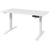 Vinsetto Bureau Debout Réglable en Hauteur 140 cm x 70 cm x 116 cm, Bl...