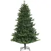 HOMCOM Sapin de Noël artificiel, 180 cm de sapin de Noël avec 818 poin...