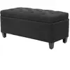 HOMCOM Banc avec espace de rangement, coffre banc, polyester de type l...