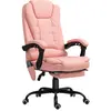 Vinsetto Chaise de bureau massante, 7 points de vibration, repose-pied...