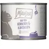 6x 200g MjAMjAM Duo poulet juteux & lapin à la courge cuite à la vapeur nourriture pour chat humide