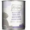 6x 800g MjAMjAM Duo poulet juteux & lapin à la courge cuite à la vapeur nourriture pour chat humide