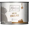 6x 200g MjAMjAM Duo boeuf délicieux & bonne dinde à la courge cuite à ...