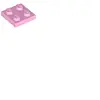 Plaque LEGO® 2x2 rose vif 50 pièces