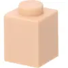 LEGO® 1x1 brique nougat clair (Light Nougat) 25 pièces
