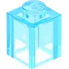 LEGO® 1x1 brique Trans bleu clair (Trans Light Blue) 250 pièces