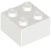 LEGO® brique 2x2 Blanc (White) 1 pièce