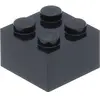 LEGO® brique 2x2 noir (Black) 25 pièces