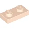 LEGO® 1x2 Plaque Nougat clair (Light Nougat) 50 pièces