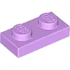 LEGO® 1x2 Plaque Moyenne Lavande (Medium Lavender) 1 pièce