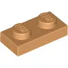 LEGO® 1x2 Plaque Moyenne Nougat (Medium Nougat) 1 pièce