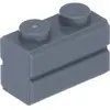 100 pièces LEGO, pièce c. 98283 en gris bleu foncé