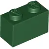 LEGO® brique 1x2 vert foncé (Dark Green) 1 pièce