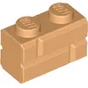 LEGO® 1x2 Bloc de construction Moyen Nougat (Medium Nougat ) 50 pièces