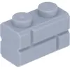 250 pièces LEGO, pièce c. 98283 en gris clair (gris bleu clair)