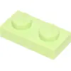 LEGO® Plaque 1x2 Vert Jaune (Yellowish Green) 1 pièce