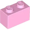 LEGO® brique 1x2 rose clair (Bright Pink) 1 pièce