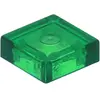 LEGO® 1x1 carreau Trans Vert (TransGreen) 50 pièces